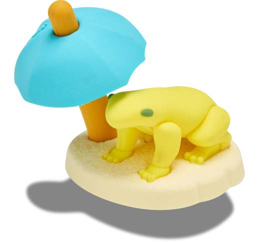 3D Chilling Frog